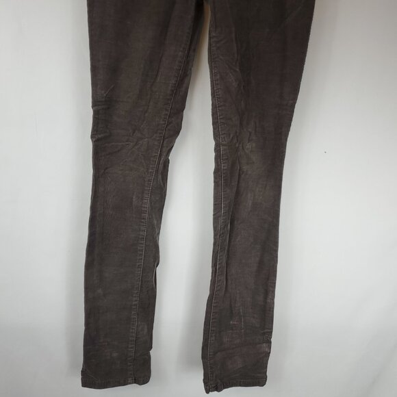 Jessica Simpson Forever Skinny Greyish Brown Corduroy Style Skinny Pants Sz 26R - Picture 3 of 14